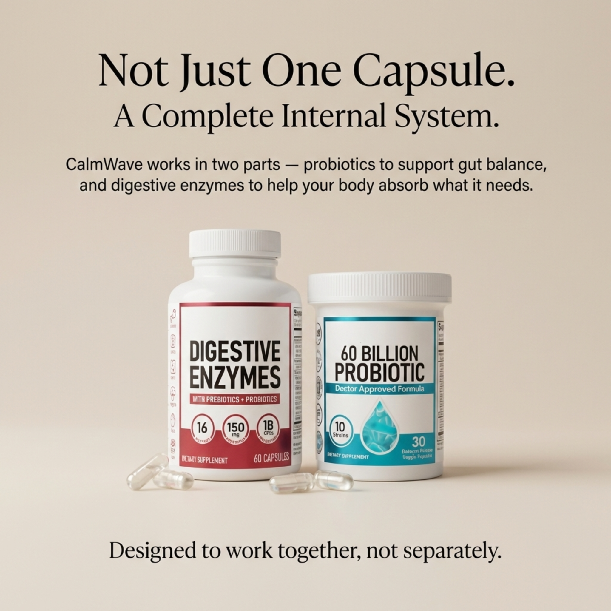 CalmWave Clear Within™ Gut Probiotic